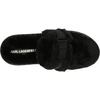 image:imageKarl Lagerfeld Paris Mens Furry Logo Adjustable Strap Sandal Slide