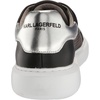 image:imageKarl Lagerfeld Paris Mens Perforated Leather Lace Up SneakerBlack