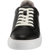image:imageKarl Lagerfeld Paris Mens Perforated Leather Lace Up SneakerBlack