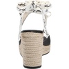 image:imageKarl Lagerfeld Paris Womens Cecilia Ankle Wrap Wedge Espadrille SandalBlack