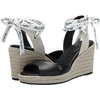 image:imageKarl Lagerfeld Paris Womens Cecilia Ankle Wrap Wedge Espadrille SandalBlack