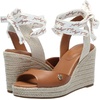 image:imageKarl Lagerfeld Paris Womens Cecilia Ankle Wrap Wedge Espadrille SandalTan