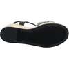 image:imageKarl Lagerfeld Paris Womens Celest Ankle Strap Wedge Espadrille SandalBlackCream
