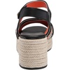 image:imageKarl Lagerfeld Paris Womens Celest Ankle Strap Wedge Espadrille SandalNatural Mutli