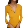 image:imageKarl Lagerfeld Paris Womens Colorful Sport SweaterGolden Yellow