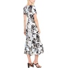 image:imageKarl Lagerfeld Paris Womens Ruffle Maxi DressHeritage Blue Multi
