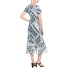 image:imageKarl Lagerfeld Paris Womens Ruffle Maxi DressMarine Multi