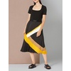 image:imageKarl Lagerfeld Paris Womens Short Sleave Pleated Sport DressBlack