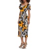 image:imageKarl Lagerfeld Paris Womens Sport Summer DressSoft WhiteGinger Multi