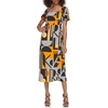 image:imageKarl Lagerfeld Paris Womens Sport Summer DressSoft WhiteGinger Multi