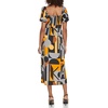 image:imageKarl Lagerfeld Paris Womens Sport Summer DressSoft WhiteGinger Multi