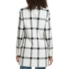 image:imageKarl Lagerfeld Paris Womens Windowpane Long Sleeve Soft JacketSport JacketSoft White Black