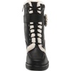 image:imageKarl Lagerfeld Paris womens Dottie Fur Lace Up BootBlackNatural