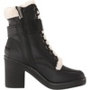 image:imageKarl Lagerfeld Paris womens Dottie Fur Lace Up BootBlackNatural