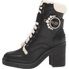 image:imageKarl Lagerfeld Paris womens Dottie Fur Lace Up BootBlackNatural