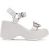 image:imageKarl Lagerfeld Paris womens Kiana Wedge SandalBright White