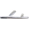 image:imageKarl Lagerfeld Paris womens Payzlee Embellished Flat SandalSilver