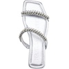 image:imageKarl Lagerfeld Paris womens Payzlee Embellished Flat SandalSilver