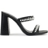 image:imageKarl Lagerfeld Paris womens Rayan Embellished Block Heel SandalBlack