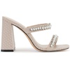image:imageKarl Lagerfeld Paris womens Rayan Embellished Block Heel SandalDune Pink