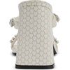 image:imageKarl Lagerfeld Paris womens Rayan Embellished Block Heel SandalSoft White