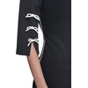 image:imageKarl Lagerfeld Womens 34 Sleeve Scuba Crepe Wear to Work Midi DressBlackSoft White