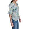 image:imageKarl Lagerfeld Womens 34 Sleeve VNeck Whimsy Print BlouseSky Blue Multi