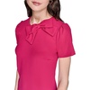 image:imageKarl Lagerfeld Womens Aline Crew Neck Scuba Crepe DressCerise