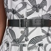 image:imageKarl Lagerfeld Womens Belt Summer Fashion Black and White DressSoft WhiteBlack Multi