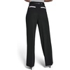 image:imageKarl Lagerfeld Womens Belted Pant with Contrast DesignBlack