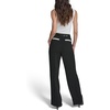 image:imageKarl Lagerfeld Womens Belted Pant with Contrast DesignBlack