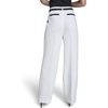 image:imageKarl Lagerfeld Womens Belted Pant with Contrast DesignSoft White