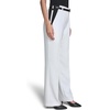 image:imageKarl Lagerfeld Womens Belted Pant with Contrast DesignSoft White