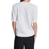 image:imageKarl Lagerfeld Womens Bow Details Short Sleeve Black and White SweaterSoft White
