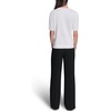 image:imageKarl Lagerfeld Womens Bow Details Short Sleeve Black and White SweaterSoft White