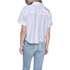 image:imageKarl Lagerfeld Womens Bright Florals Bold Graphic Color Pop BlouseWhite