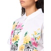 image:imageKarl Lagerfeld Womens Bright Florals Bold Graphic Color Pop BlouseWhite