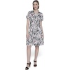 image:imageKarl Lagerfeld Womens Button Down Bright Print DressSoft WhitePink Multi
