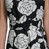 image:imageKarl Lagerfeld Womens Button Up Collared Belted Shirt DressBlackSoft White Multi