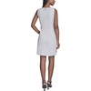 image:imageKarl Lagerfeld Womens Button Up Collared Belted Shirt DressSoft WhiteBlack