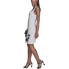 image:imageKarl Lagerfeld Womens Button Up Collared Belted Shirt DressSoft WhiteBlack