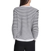 image:imageKarl Lagerfeld Womens Cardigan Button Front Stripe SweaterSoft WhiteBlack