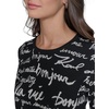 image:imageKarl Lagerfeld Womens Casual Warm SweaterBlackSoft White