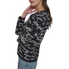 image:imageKarl Lagerfeld Womens Casual Warm SweaterBlackSoft White
