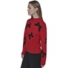 image:imageKarl Lagerfeld Womens Cold Weather Mock Neck Essential Soft SweaterAdmiral RedBlack