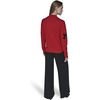 image:imageKarl Lagerfeld Womens Cold Weather Mock Neck Essential Soft SweaterAdmiral RedBlack