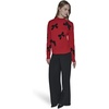image:imageKarl Lagerfeld Womens Cold Weather Mock Neck Essential Soft SweaterAdmiral RedBlack