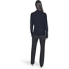 image:imageKarl Lagerfeld Womens Cold Weather Mock Neck Essential Soft SweaterBlackSoft White