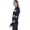image:imageKarl Lagerfeld Womens Cold Weather Mock Neck Essential Soft SweaterBlackSoft White