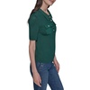image:imageKarl Lagerfeld Womens Collar with Two Chest Pockets SweaterRain Forest